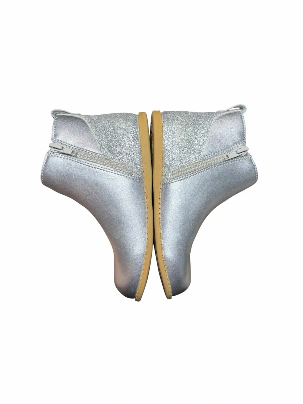 Livie & Luca Girls Metallic Silver Wink Boots | Size 13
